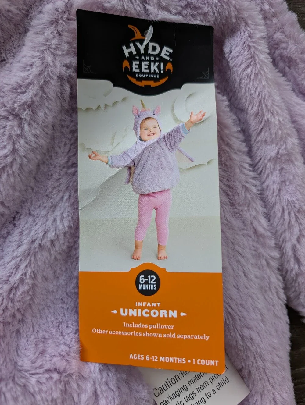 NWT Hyde and EEK! Boutique Infant Unicorn Halloween Costume Pullover 6-12 Months
